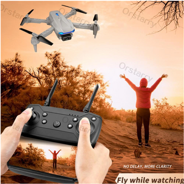 Mini Drohne 4K HD Dual Kamera Tragbare Fernbedienung