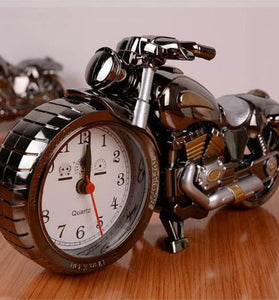 Motorcycle Alarm Clock Watch Shape Creative Retro Gifts