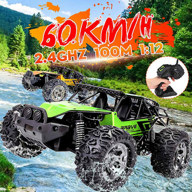 RC Car 1:12 2WD Remote Control Off Road Vehicle (38 mph)