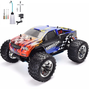 RC Auto 1:10 4WD Nitro Gas Power Monster Truck