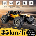 RC Car 1:12 Remote Control Off Road Racing Monster Truck (22 mph)