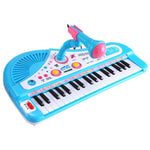 Klavierspielzeug für Kinder mit Tastatur und Mikrofon