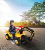 Kids Ride-on Excavator Toys Outdoor Digger and Bulldozer Truck