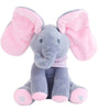 Baby Animated Singing Elephant Flappy Plush Toy Elephant With Flapping Ears