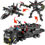 City Police Station Car Building Blocks For City