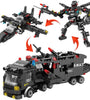 City Police Station Car Building Blocks For City