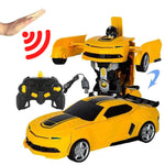 Remote Control Transformer Robot Car