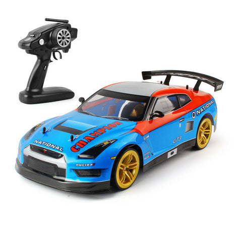 RC Car 1:10 4WD Remote Control High Speed Drift Racing Car (Blue)