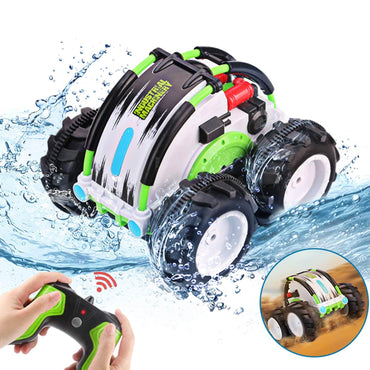 Flip and Spin Stunt Amphibious Remote Control Racing Drift Car