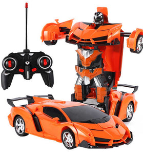 Kids Gesture Sensor Robot RC Car 2 In 1